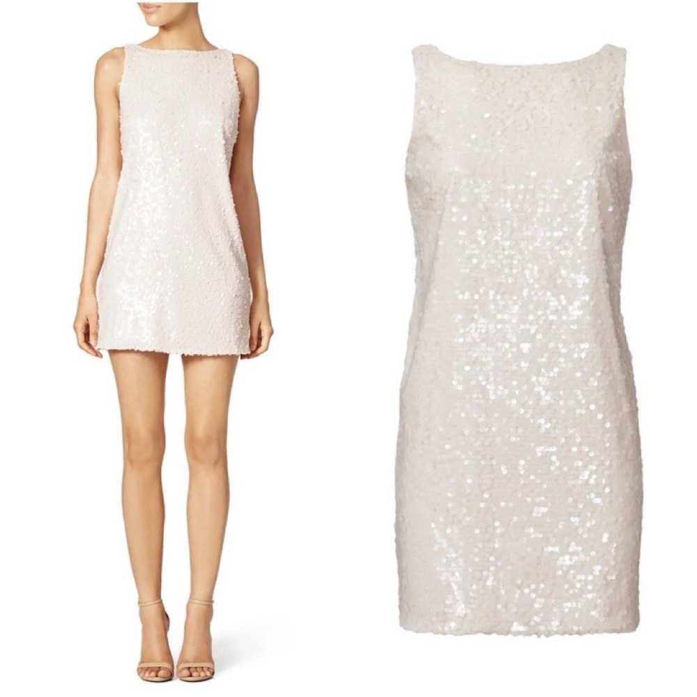 JAYGODFREY Betty Shift Dress size 8 night out sexy cowl back
